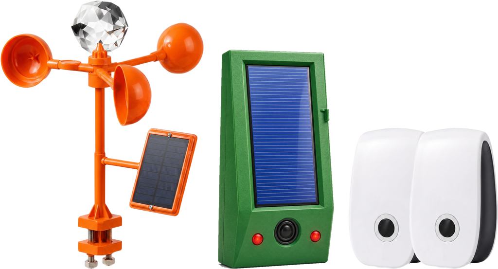 PestRay Complete System: Spinner, IonAway and Indoor 2-pack